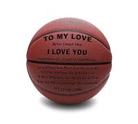 TZYTHT to My Husband Gift Personalized Engraved Basketball Indoor/Outdoor Basketball 29.5 Inch Birthday Gifts Anniversary Valentine's Day Gifts for Husband from Wife (to My Love)