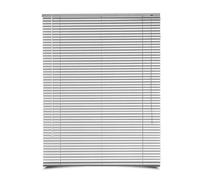 TZYYAO 25mm Silver Aluminium Venetian Blinds, Indoor Blackout Waterproof, 40-150cm Wide, For Home Office Bathroom Kitchen, WxH-40x100cm/15.7x39in