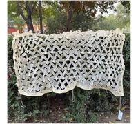 TZYYAO Camouflage Netting Beige,Military Camo Net, Hunting Nets, 210D Oxford Cloth, For Camping Shooting Party Decoration Car Covers,Beige-1x8m/3.3x26.2ft