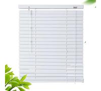 TZYYAO Metal Venetian Blinds White,Aluminum Blinds for Indoor Windows,25mm Aluminium Slat,Anti-UV Waterproof Light Adjustment Privacy Shutters,166 Sizes,Customisable,WxH-100x150cm/39.5x59in