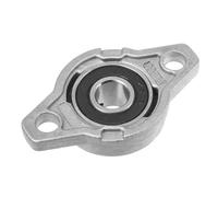TZZVFRCR 8/10/12/15mm Pillow Block Bearing Rhombic ZINC Alloy Thrust Bearing Self-aligning Mounted Block Housing Insert Linear Bearing(KFL000 10MM)
