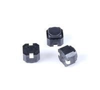 TZZVFRCR Replacement Parts 100pcs/lot 6 * 6 * 5mm No Sound Silent Mute Push Button Switch Silicone Keypad Tact Switch 6 X6x5MM SMD 2P Pin Micro Switch