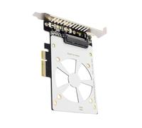 U.2 Expansion Adapter, PCIe 4.0 Interface Card, High-Speed Data Transfer Connector, Stable Performance Upgrade, for Drive Integration, Tech Enthusiasts, PC Builders, Servers, System Expansion Use