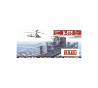 Mirage Hobby 40043 - 1:400 German U-Boat U 875 Type IX D2 Tower II and FA 330 B