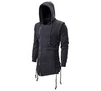 U/A Men's Assassin's Creed Sweatshirt Dark Hooded Loose Jacket Gray
