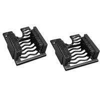 U&B Cast Iron Boot Scraper with Brushes Outdoors - Welly Remover and Stand, Outside Boot Cleaner Brush - Heavy Duty Wooden Puller and Jack for Wellingtons [Energy Class B+] (PACK OF X2)