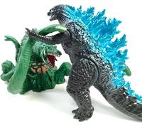 U/B Gozilla Toy Godzilla Action Figure Godzilla vs. Kong Toy,King of The Monsters, Best Gift for Boys Girls Purple & Blue