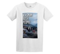 U-BASIC Alaskan Bush People Hit Color T-Shirt White L