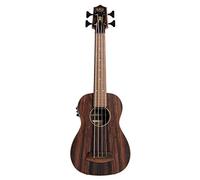 Kala U-Bass Striped Ebony, Fretted, Metal Round Wound Strings, with Deluxe Bag