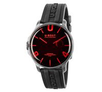 U-Boat Watch Darkmoon 44 Red Glass SS Red