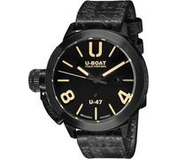 U-Boat 9160 Classico U-47 Black Strap Watch