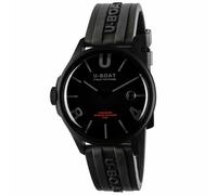 U-Boat 9545 Darkmoon 40mm Black Curved PVD Wristwatch