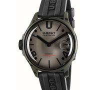 U-Boat Men's Quartz Analog Watch with Stainless Steel Strap mid-39918, Grey, Strip