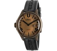 U-Boat Darkmoon 40 Brown Black Curve Vintage Watch D UB-1073