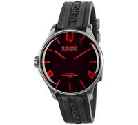 U-Boat Darkmoon 44 Red Glass SS Watch UB-1022