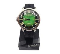 U-Boat Darkmoon 9502 Mens Analogue Swiss Quartz Watch with Silicone Bracelet 9502