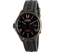 U-Boat 9549 Darkmoon Brown Vintage Mens Watch 40mm 5ATM