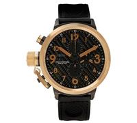 U-Boat Flightdeck 50 Gold Bezel D - Black UB-366