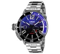 U-Boat Men's Quartz Analog Watch with Stainless Steel Strap mid-39780, Silver