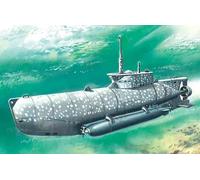 U-Boat Type XXVIIB Seehund (Early), WWII German Midget Submarine 1:350 Model Kit
