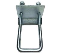 U-Bolt Beam Clamp for Unistrut Channel, Electro Galvanized Zinc, Steel Construction, Industrial Grade, Fasteners Inc. (1, 6-1/2" STRUT (BACK TO BACK DEEP))
