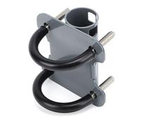 U Bolt Clamp Antenna Mount Bracket for V2 GEN 2, Stainless Steel Mast Pole Mount with Non Slip Silicone Housing, Heavy Duty Dish Adapter, Adjustable Range 30-50mm