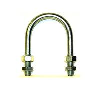 U-Bolt M12 x45mm Thread, 78mm Inside Diam, 124mm Inside Height BZP(Zinc Plated) Pack Size : 1