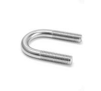 U Bolt Set1pcs/lot M16*L Stainless Steel U-shaped Tube Clamp Fastener Hardware Tools M16*45~630 For Pipelines(M16x51mm)