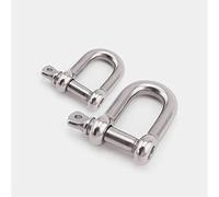 U-Bolt, U Bolt,Stainless Steel Fastener,304 Stainless Steel D - Shaped Shackle Hook Connecting Buckle Shackle U - Shaped Ring Bolt for Fastening (Size : M4 15pcs)