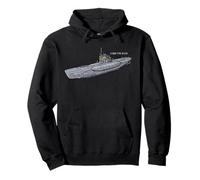 U-Boot Type VII/C/41 World War 2 Submarine Kriegsmarine Pullover Hoodie
