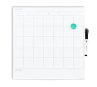 U Brands carré sans Cadre Magnétique effaçable à sec, calendrier, 35,6 x 35,6 cm, Blanc Calendrier effaçable à sec
