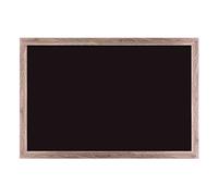U Brands Chalk Board, Magnetic Blackboard 91x61 cm with Rustic Wood Frame, Premium Matte Surface, Vertical or Horizontal Wall Mount, Perfect for School, Office, Home, Kitchen, School Board