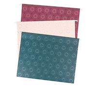 U Brands Fashion Hanging File Folders, Office Supplies, 6 Count