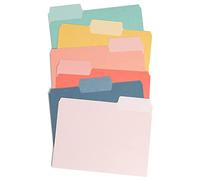 U Brands File Folders Set, Office Supplies, with Super Tabs, FSC Certified, 48 Count