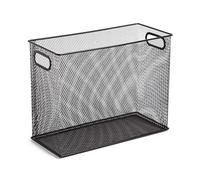 U Brands Mesh Steel Desktop Hanging File Holder, Letter Size, 12.4" x 9.53" x 5.5", Black - 457U00-06, Pack of 6