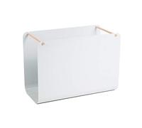 U Brands Metal Hanging File Organizer, Letter Size, Desktop Accessory, Arc Collection, Grey