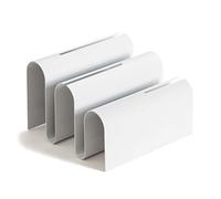 U Brands Metal Letter Sorter, Desktop Accessory, Arc Collection, Grey