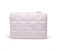 U Brands Nylon Puffer Zipping Laptop Sleeve, 9.75" x 13", Computer Accessories, Laptop Bag for MacBook Pro, MacBook Air, Chromebook, HP Computer, Petal Pink