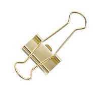 U Brands Small Binder Clips, Metallic Gold, Office Organization Supplies, 19mm, 72 Count