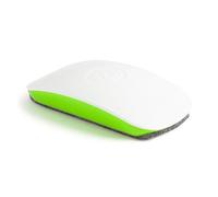 U Brands Magnetic Whiteboard Eraser, 11.5x5.8x2.5 cm, White and Green, Lightweight Modern Design White Board Cleaner