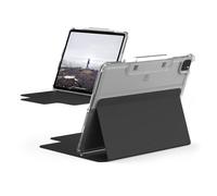 [U] by UAG Designed for iPad Pro 12.9" (6th Gen 2022, 5th Gen 2021) Case Black Lucent Lightweight Slim Shockproof Smart Folio Protective Cover with Auto/Sleep Wake & Pencil Holder