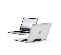 [U] by UAG Designed for MacBook Air 13" Case M5 2026 M4 2025 M3 2024 M2 2022 - Translucent Durable Lightweight Impact Resistant Laptop Protective Cover, Lucent Ice/Black