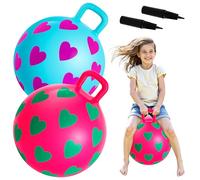 U&C Planet 2 Pack 15in Space Hopper for Kids Age 3 to 8, Garden Bouncy Toy