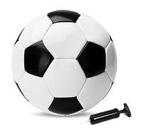 U&C Planet Size 3 Soccer Ball for Kids - Classic Black and White Mini Ball with Pump - Soft Touch, Lightweight - Toddler Football Kit for Indoor/Outdoor Game