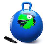 U&C Planet Space Hopper 18 Inches Hopper Ball Age 3+ with Pump for Kids -8 Summer Garden Games Inflatable Space Hoppers Jump Ball Indoor and Outdoor