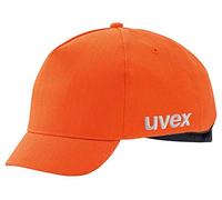 U-Cap Sport Hi-Viz Bump Cap - Head Protecion Guard - Baseball Cap Design - Short Brim - Orange