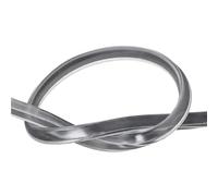 u Channel Edge Protector 1/3 Meters Groove 0.5mm-35mm Rubber Edging Sealing Strip Transparent U-Channel Protector Shield Shower Door Glass Metal(12x19,3.0 Meters)