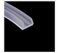 U Channel Edge Trim, U Channel Rubber Sealing Strip for Draught Excluder Weather Stripping Automotive Door Window Edge Seal Soundproofing 2M Multiple Sizes(15Mm*25Mm)