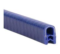 U Channel Edge Trim, U-Shaped Rubber Edge Trim with Metal Clips for 0.3-5mm Edges Multicolor Multiple Sizes(2pcs 10mm*7mm Blue)