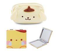 U-CHYTY Cartoon Makeup Bag Anime Plush Cosmetics Case Pink Kitty Makeup Case Kitty Capacity Bag for Women Girl, Bag-01, Fashion